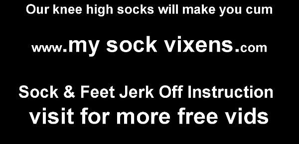  Just imagine how good my socks would feel on your cock JOI